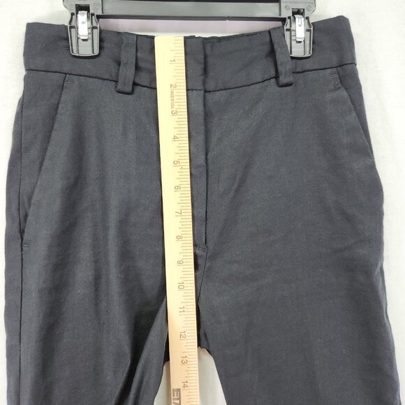 Massimo Dutti Wool Blend Dress Pants Size 2 Straight Leg Pockets - Picture 7 of 13